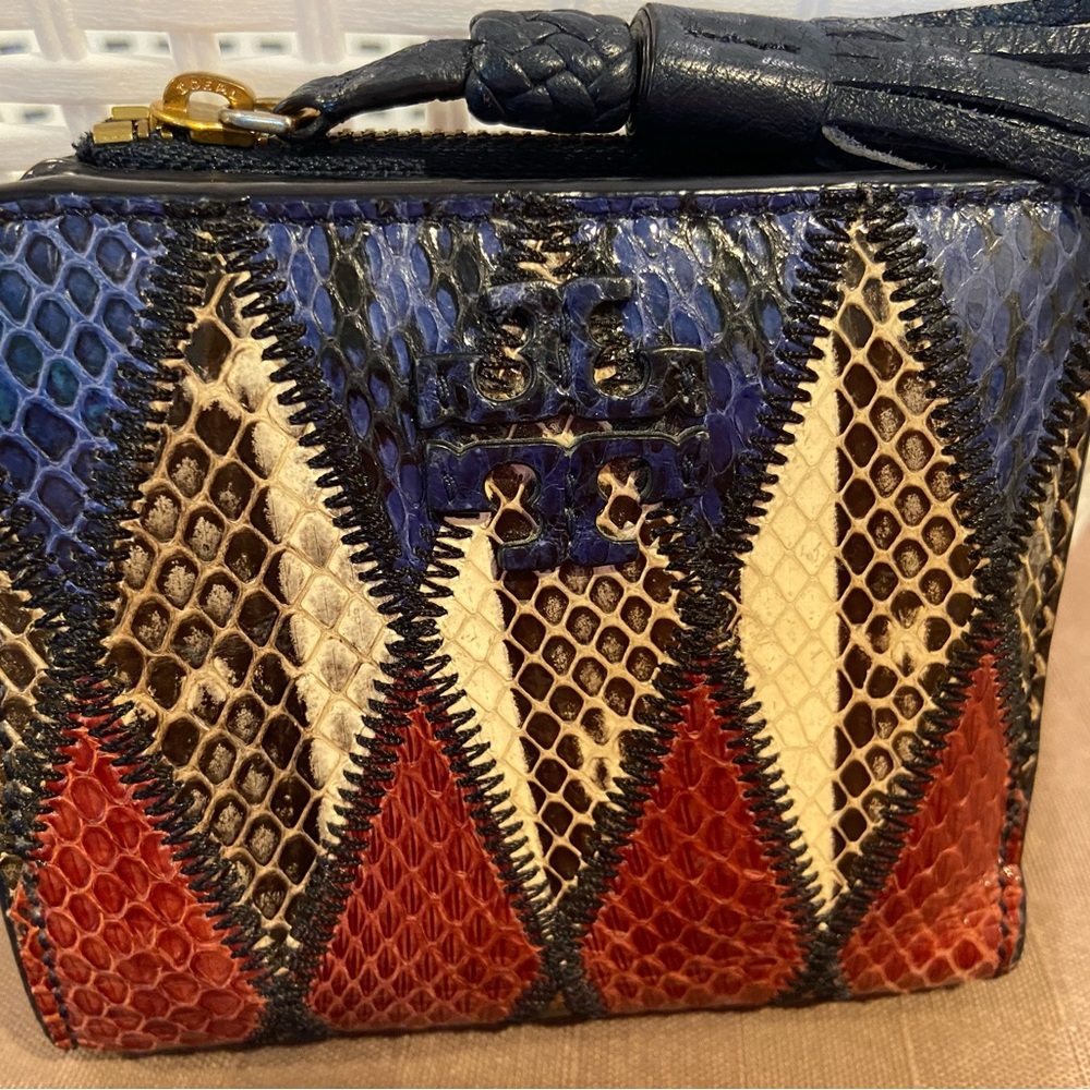 Tory Burch Multicolor Snakeskin Bag